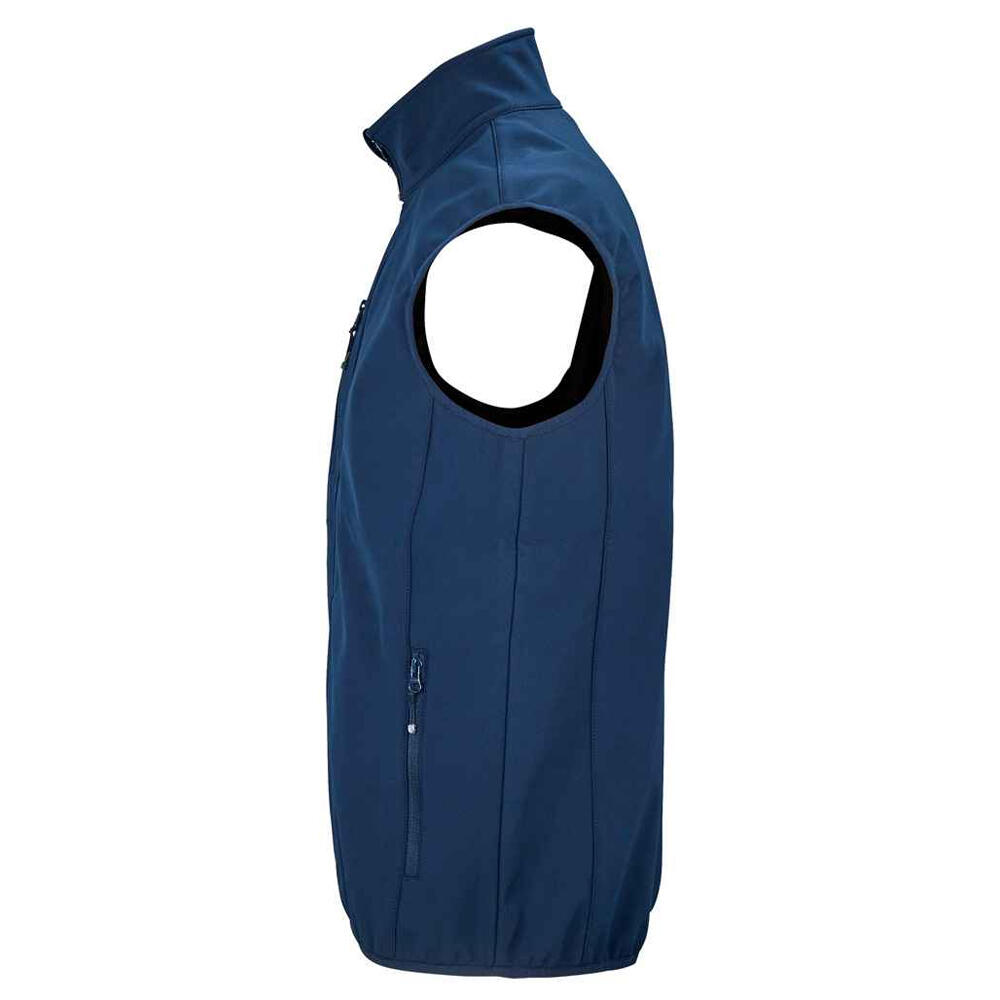 Heren Falcon Softshell Bodywarmer met rits (Afgrond blauw) 3/4