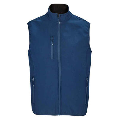 Heren falcon softshell bodywarmer met rits (peperrood)