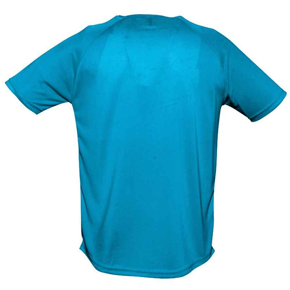Tshirt SPORTY Homme (Turquoise Pâle) 2/4