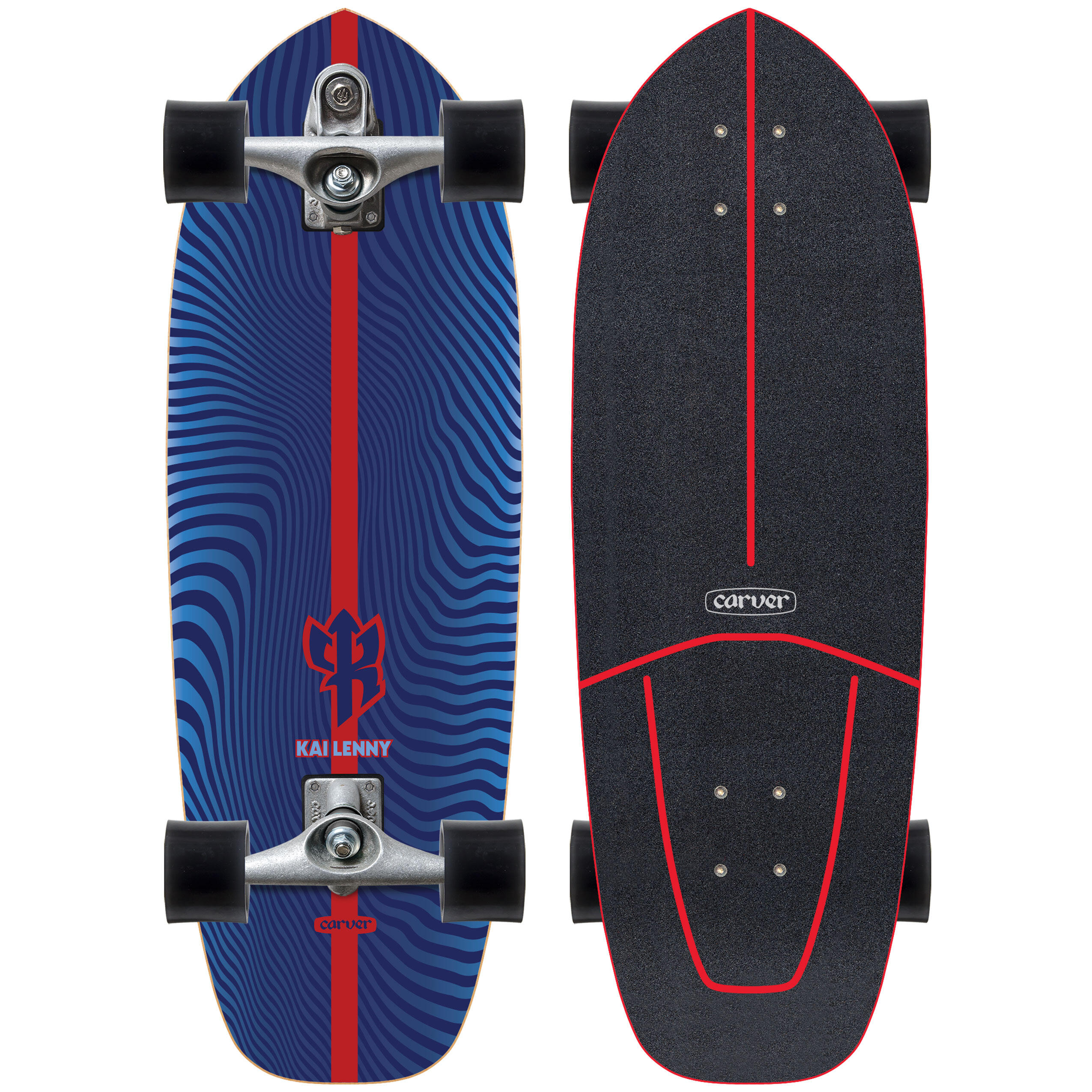 Carver - Surfskate - C7 Kai Lenny Powerline - Taille 31.25 - Carver - Surfskate - Multicolore - No Size - Decathlon