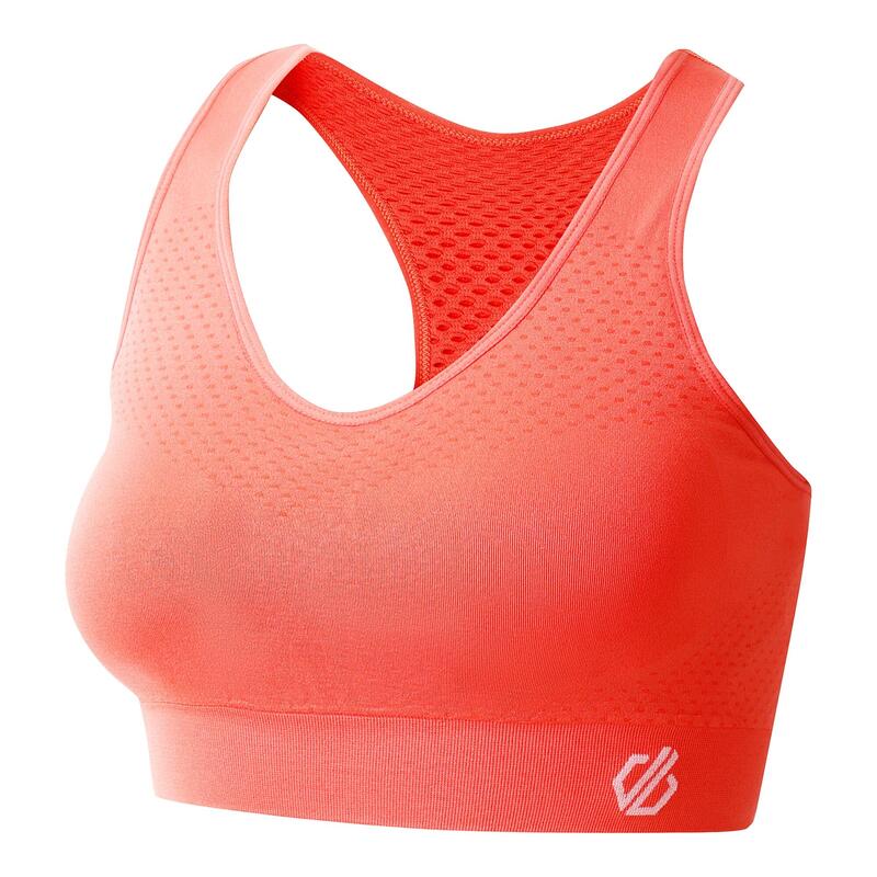 "Dont Sweat It II" SportBH für Damen Pfirsichblüte