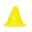 Con (Jalon) extra-flexibil 15 cm Galben
