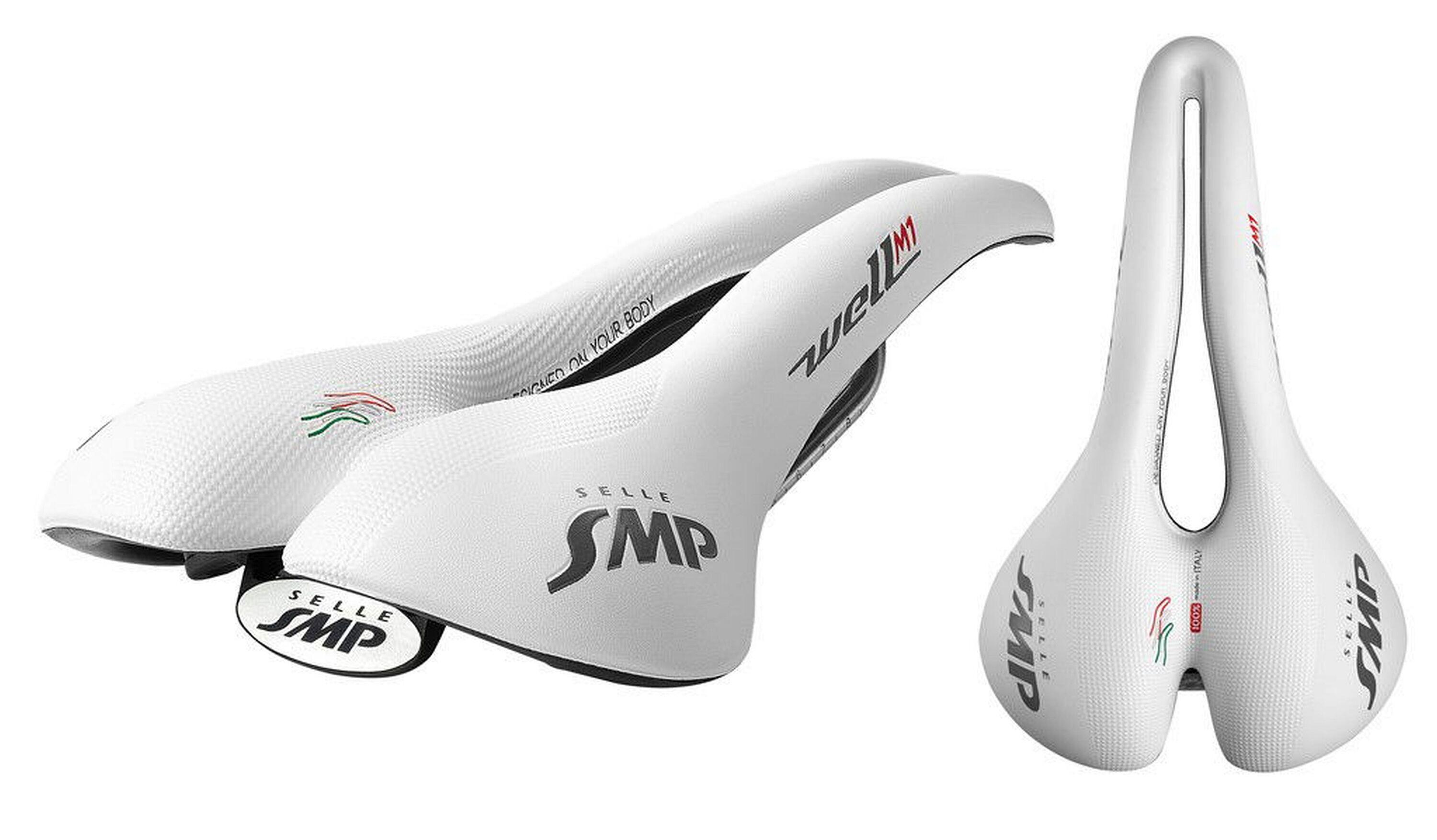 SELLE SMP Sella per bicicletta Well M1, bianco