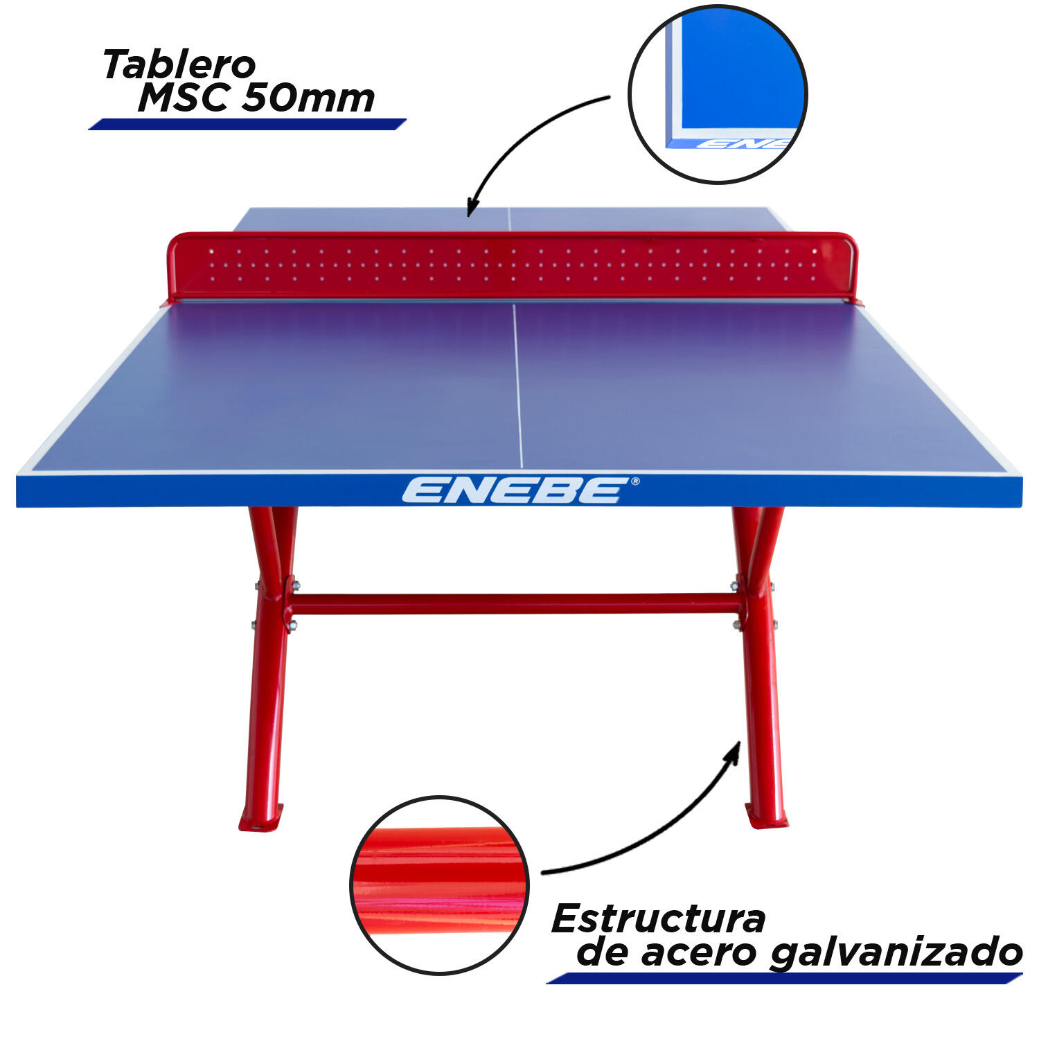 Mesa de Pingue-Pongue Enebe Sol Garden Outdoor 3/6