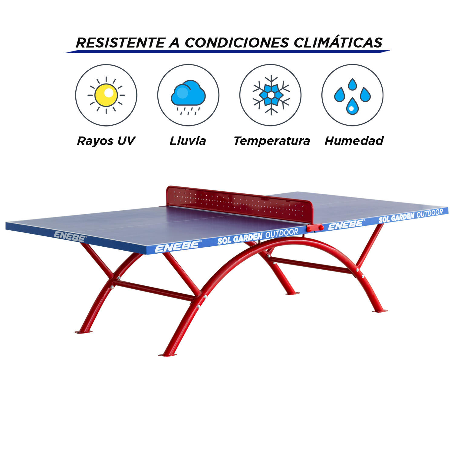 Mesa de Pingue-Pongue Enebe Sol Garden Outdoor 4/6