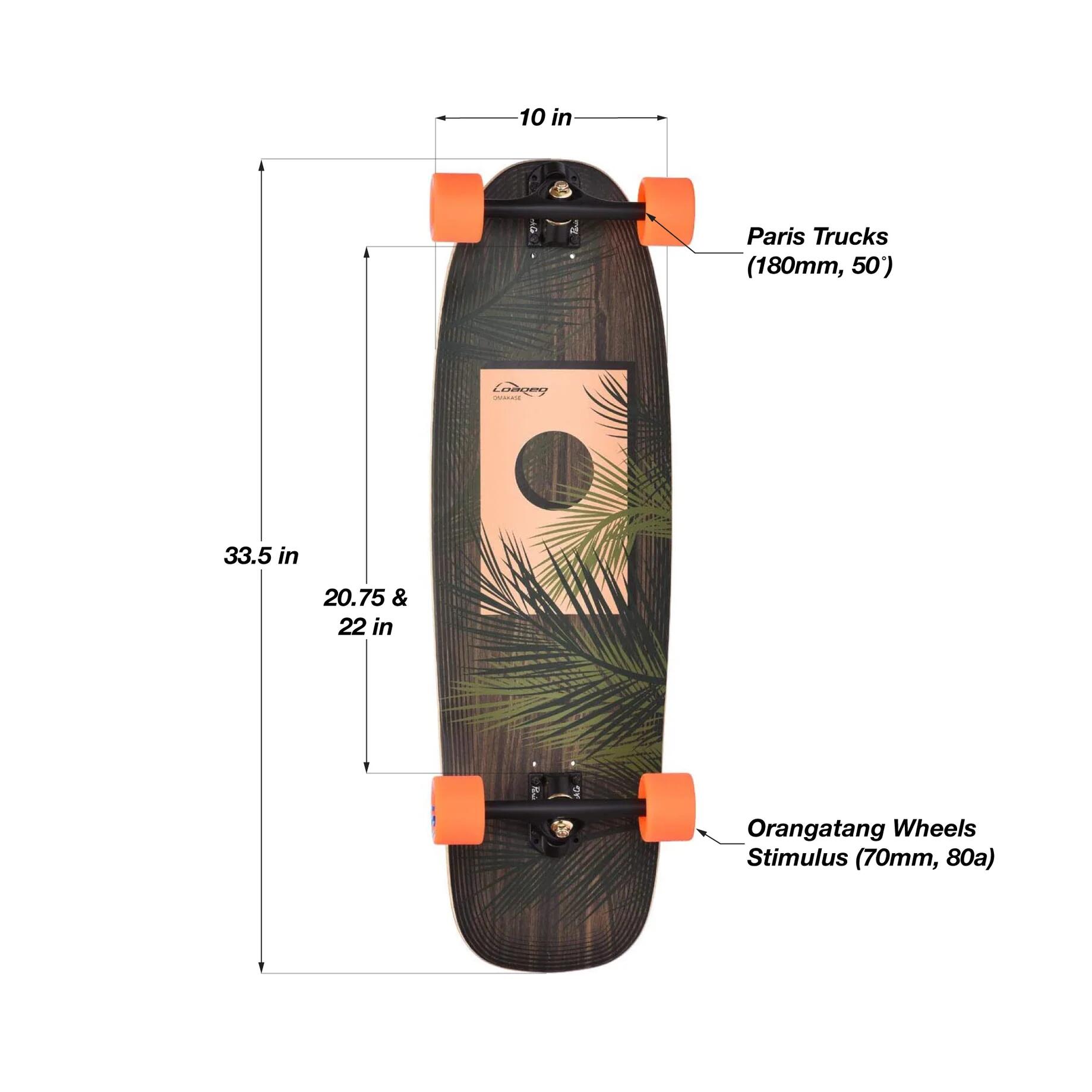 Complete Longboard - Omakase All Around Palm - Loaded 2/2