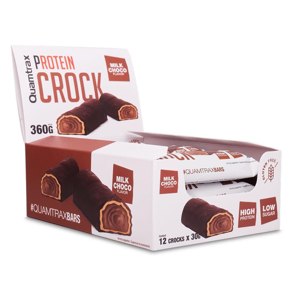Quamtrax - Gâteaux Protéinés | Protein Crock (12x30g) | Chocolat - Repas Déshydraté - No Size - Decathlon