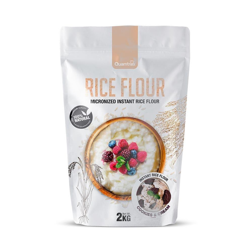 QUAMTRAX Rijstcrèmes - Instant Rijstmeel (2kg) - Koekjes & Crème