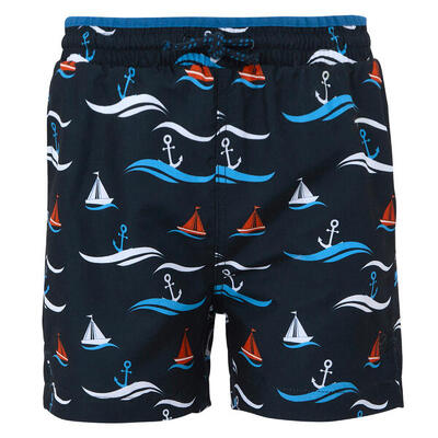 Skander III Costume Da Bagno A Pantaloncino Barca Ragazzi Regatta Blu Navy