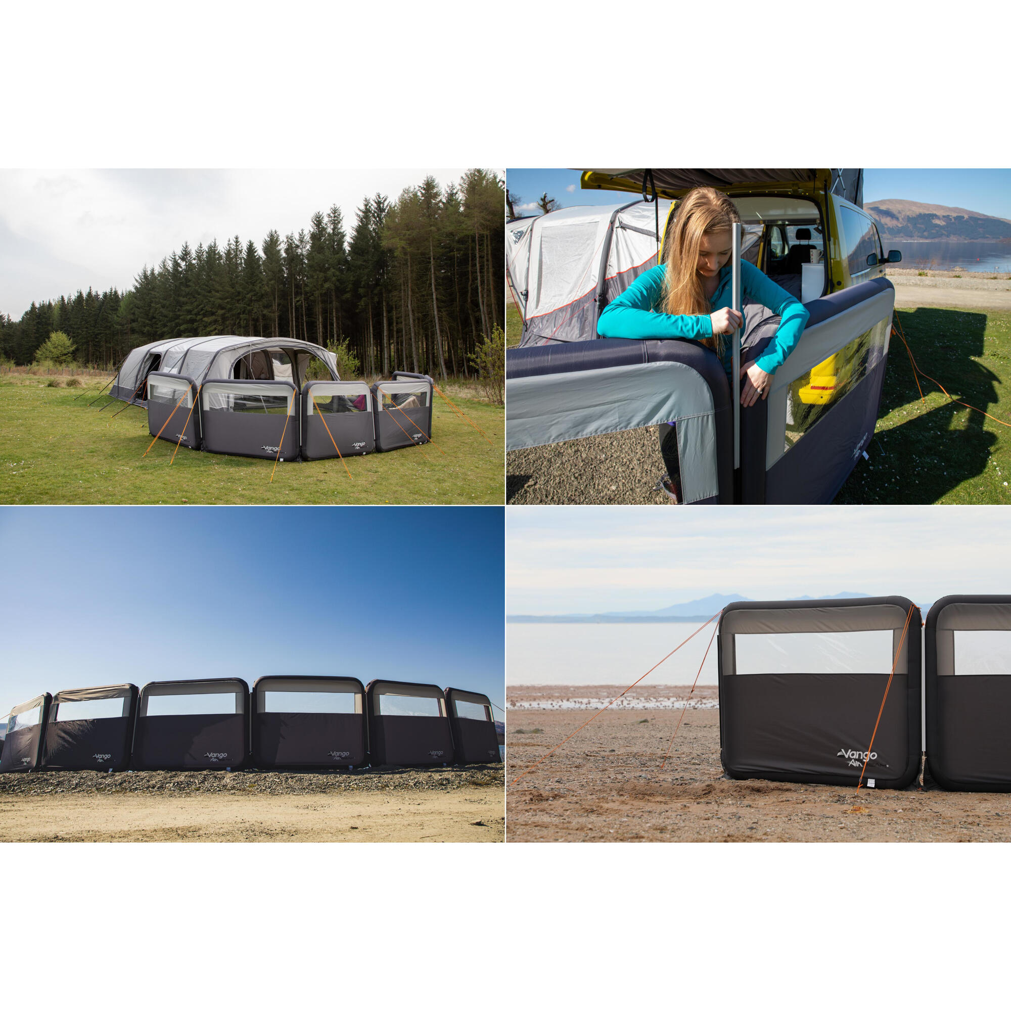 Vango Airbeam Modular Windbreak - Single Addon 2/4