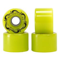 Roues Skateboard - Roundhouse Slick 65mm/83a - Couleur Green Glo - Carver