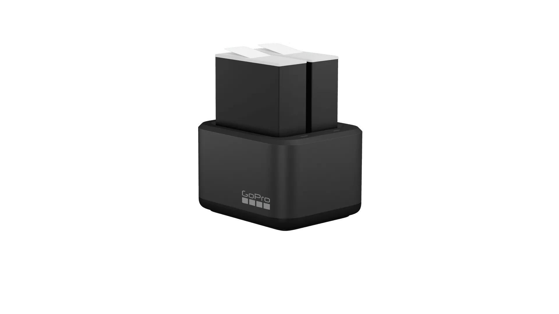 GOPRO Dual Battery Charger + Enduro Batteries (HERO12 Black)