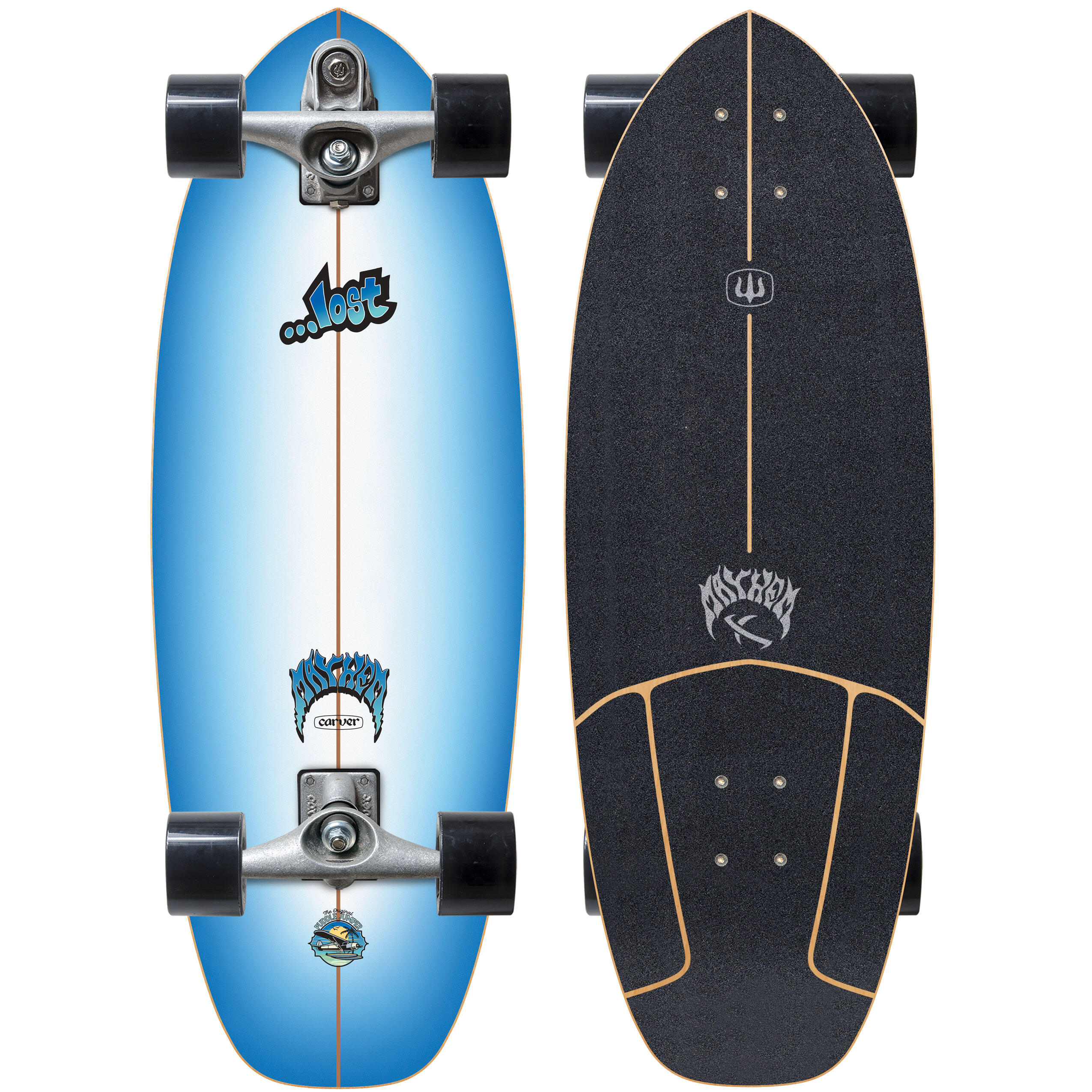 CARVER Surfskate-Skateboard | C7 Lost Puddle Jumper V4 | Größe 30,5 | Schnitzer