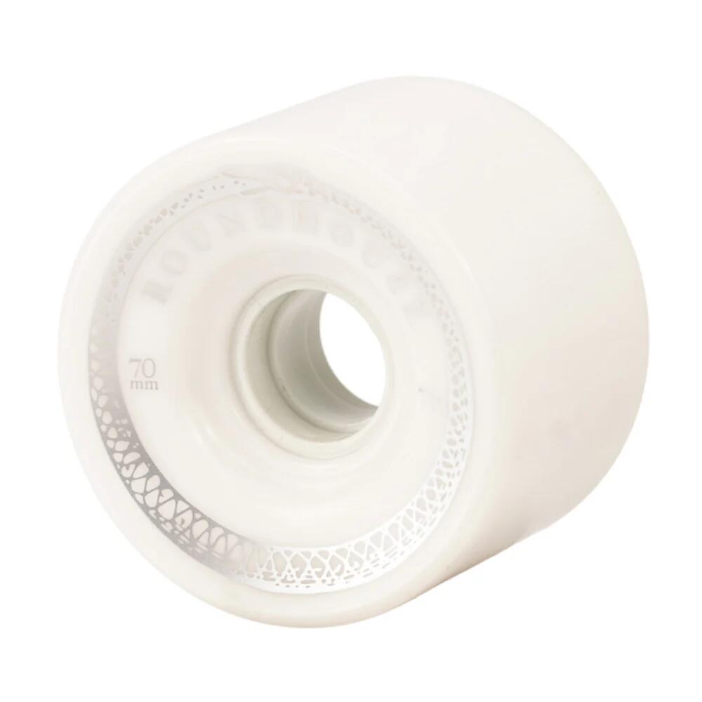 Skateboard-Räder - Roundhouse Mag Smoke - 70mm/78a - Shell White - Carver 2/3