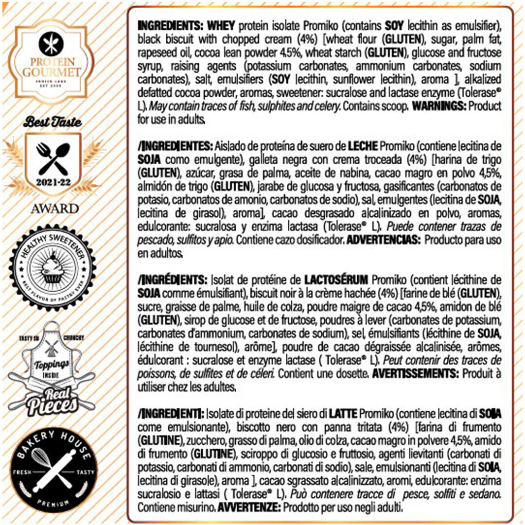 Whey isolate Gourmet Edition 900g Life Pro 5/6