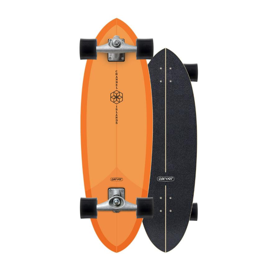 CARVER Surfskate-Skateboard | Ci Mid Orange 31,75 | Typ Trucks CX | Carver