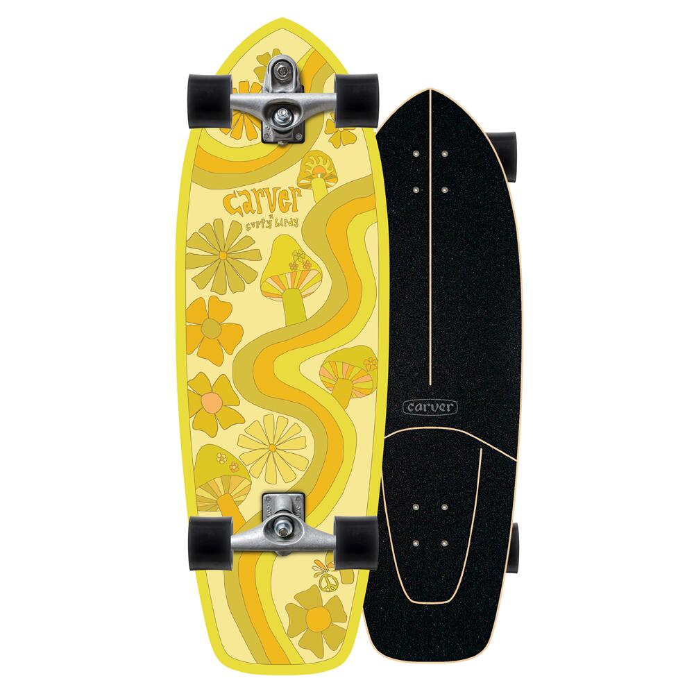 CARVER Surfskate-Skateboard | Trippy Hippy 30,25" | Typ Trucks C7 | Carver