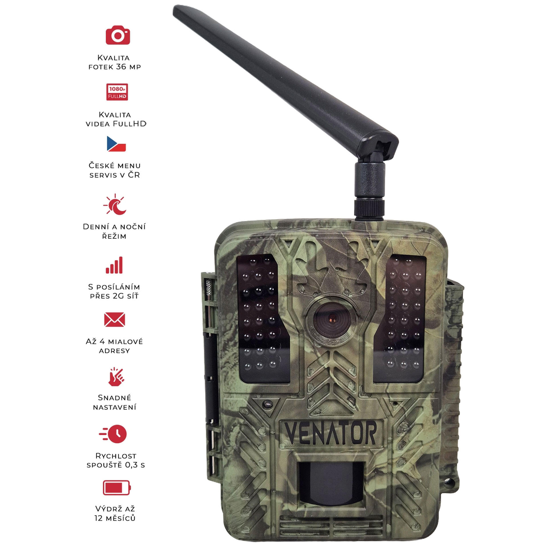Venator BST886-2G - Photopast 36Mpix, 940 IR, 2G grün-grau 2/7
