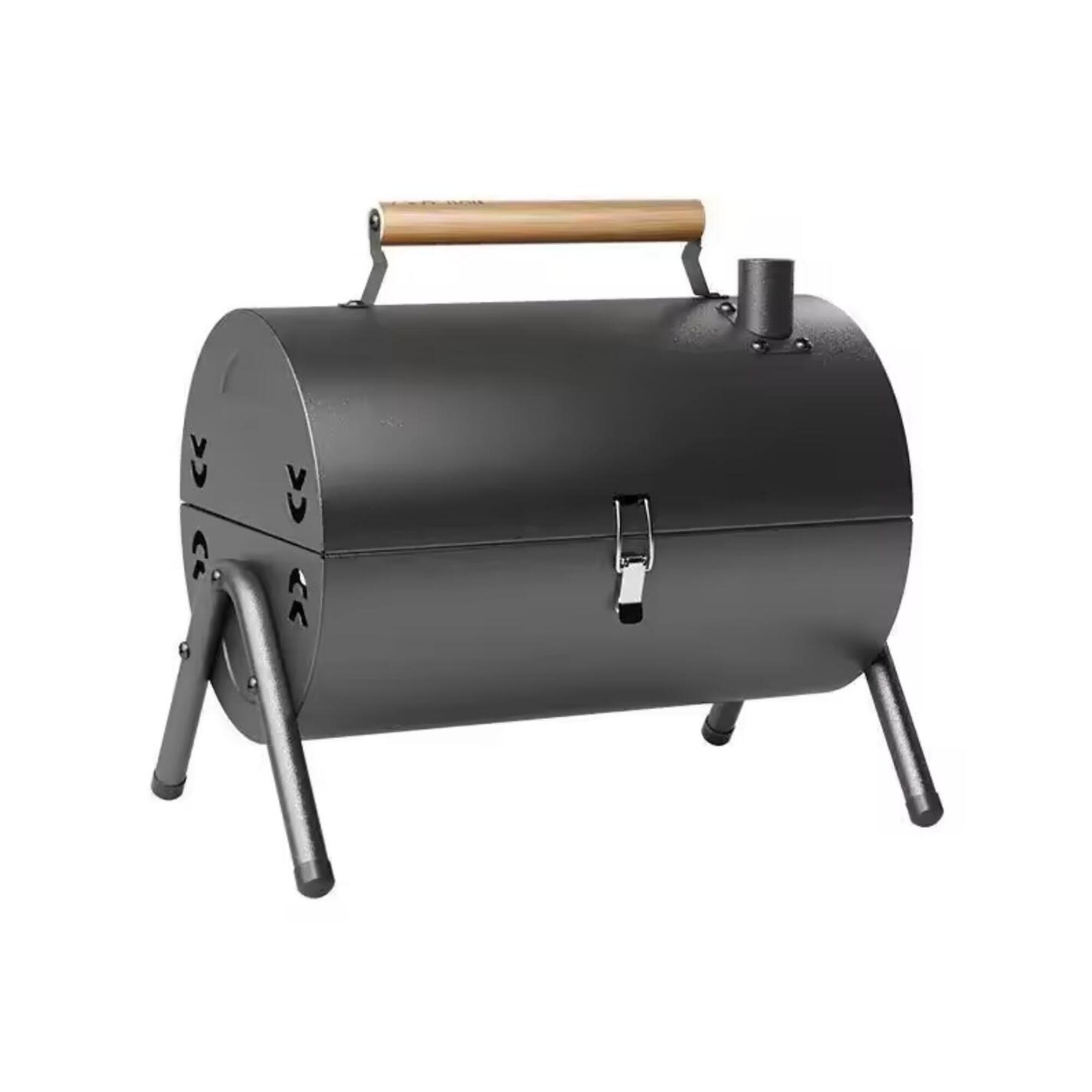 Inuitz - Barbecue Portable Pour Table Inuitz En Fer Avec Ventilation Style Fumoir - Barbecue - Noir - Taille Unique - Decathlon