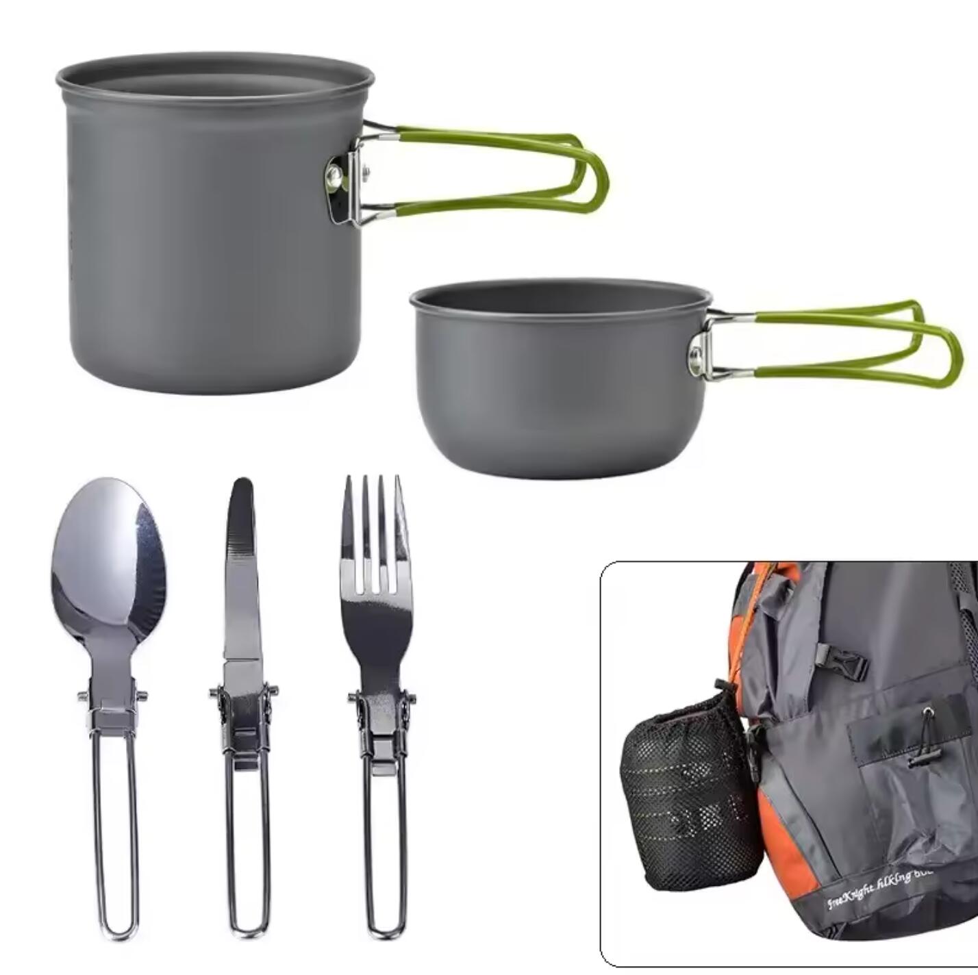 Set de cocina antiadherente plegable 2/4