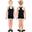 Shorts de Gymnastique pour Filles avec Bordure INDIGO