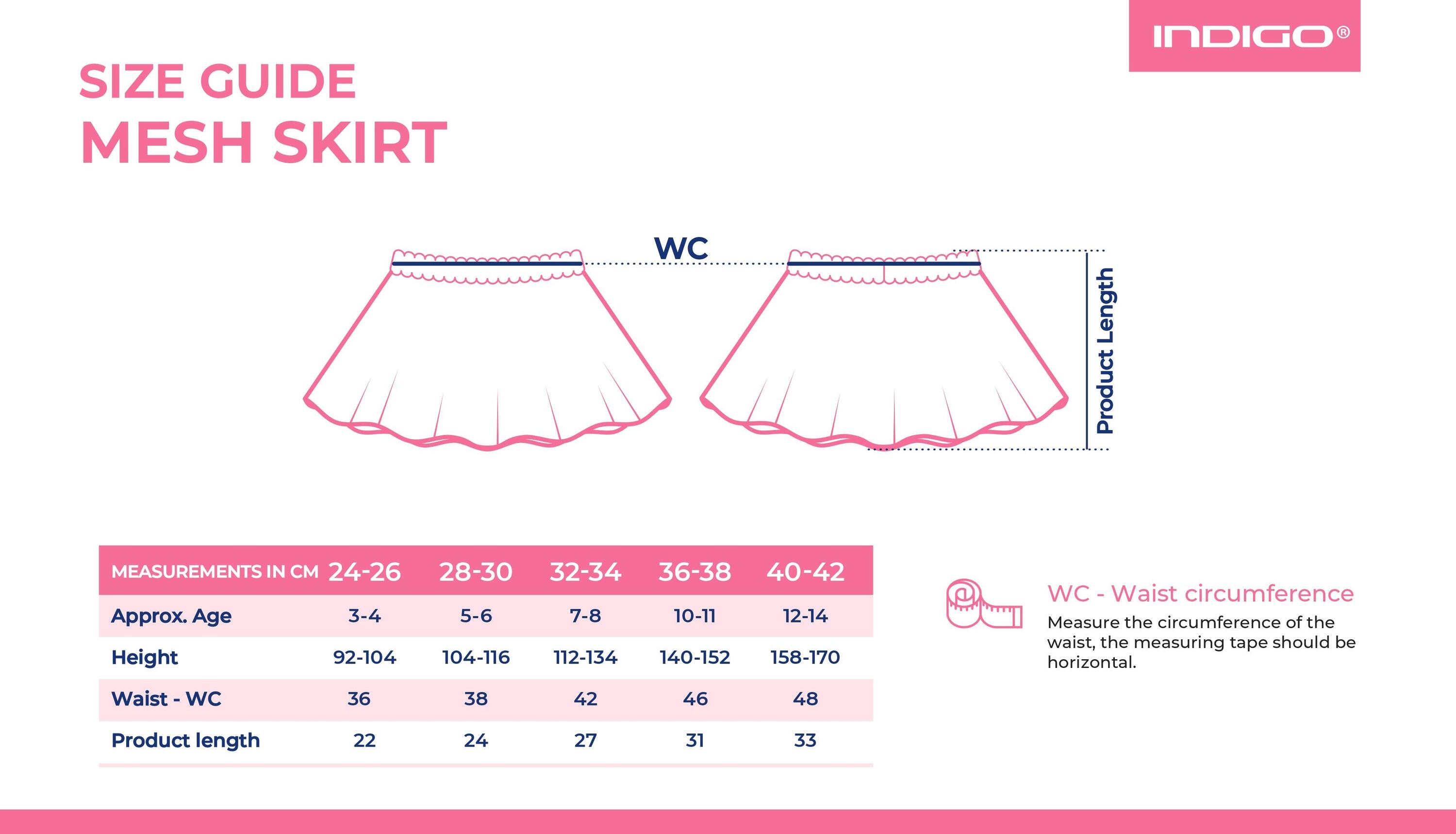 Falda de Gimnasia Rítmica de Licra INDIGO Talle 24/26 Blanco 2/2