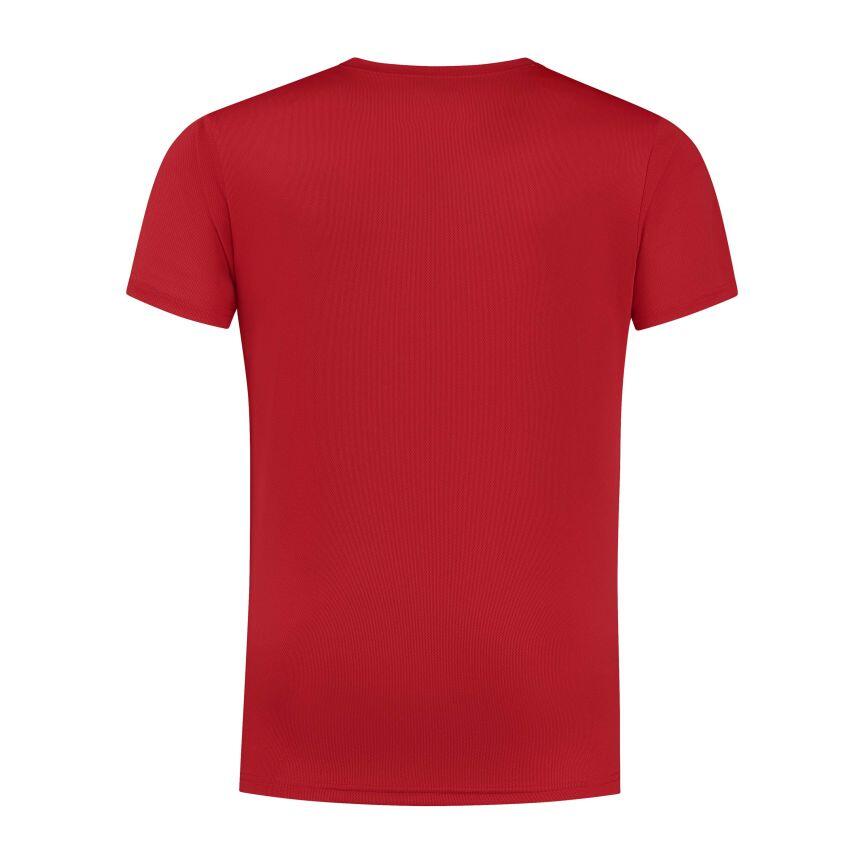 Hardloopshirt Korte Mouwen Heren T-Shirt Hardlopen Rood 3/5