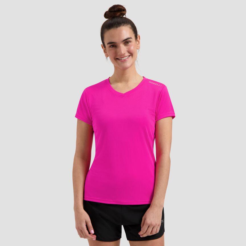 ROGELLI Hardloopshirt Ademend Sportshirt Korte Mouwen Dames