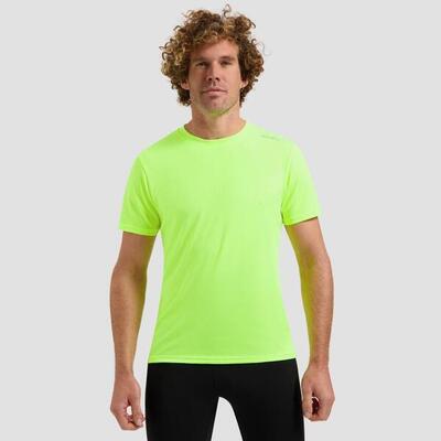 Hardloopshirt korte mouwen heren t-shirt hardlopen blauw