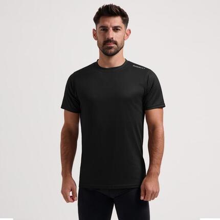 Laufshirt Kurzarm Herren Atmungsaktiv Sport-T-Shirt