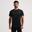 T-shirt de Running Respirant Homme Maillot Manches Courtes Noir