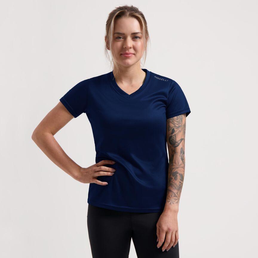 ROGELLI Hardloopshirt Ademend Sportshirt Korte Mouwen Dames