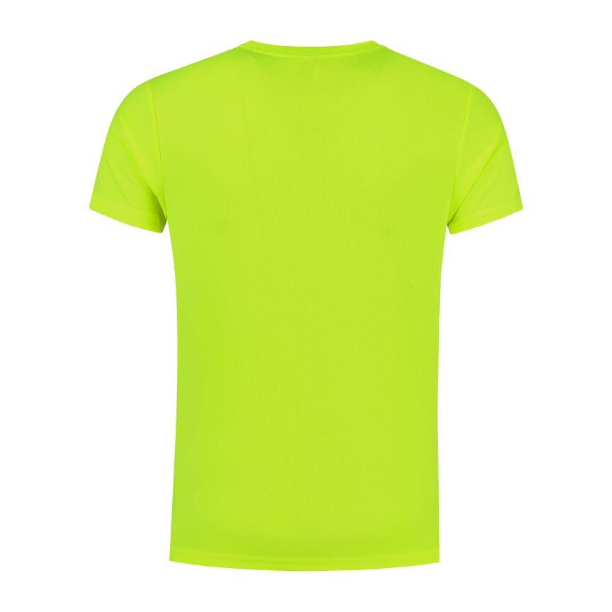 Hardloopshirt Korte Mouwen Heren T-Shirt Hardlopen Fluor Geel 3/5