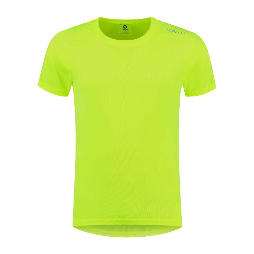 Hardloopshirt Korte Mouwen Heren T-Shirt Hardlopen Fluor Geel 2/5