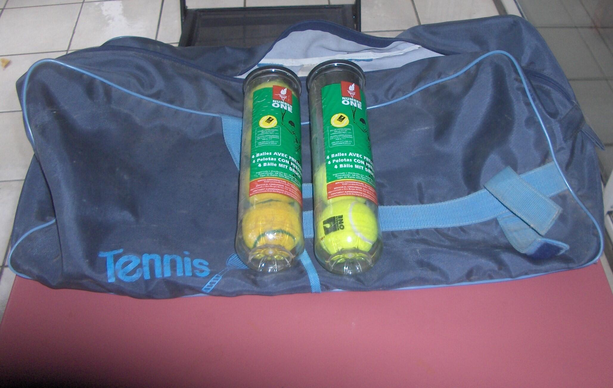 Tennisrackets - Donnay en Dunlop - 3 Rackets + 3 Etuis + 1 Tas 3/3