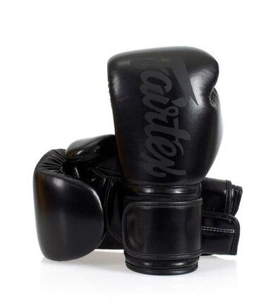Gants de boxe Fairtex BGV14 – Black is Black – Noir – 16oz