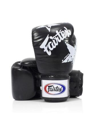 Fairtex Rękawice Bokserskie ze skóry naturalnej BGV1 Nation Czarne