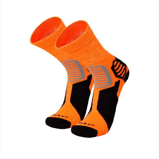Alpaka Merino Wandersocken: CAMINO Gepolsterte Trekking Thermosocken Unisex.