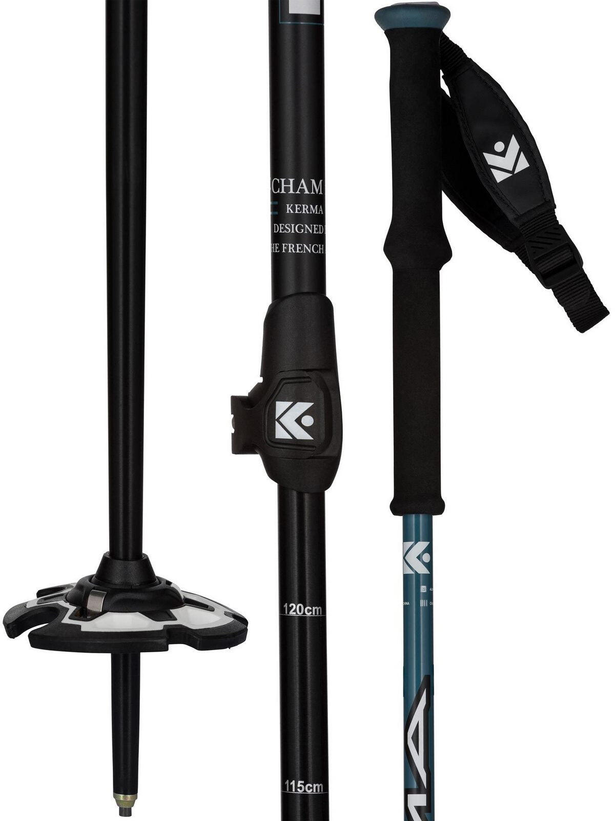 Kije narciarskie Kerma Cham 12 Telescopic regulowane 3/3