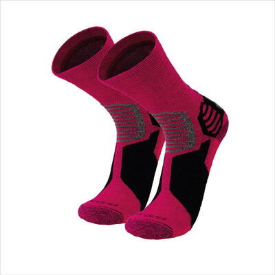 Alpaka Merino Wandersocken: CAMINO Gepolsterte Trekking Thermosocken Unisex.