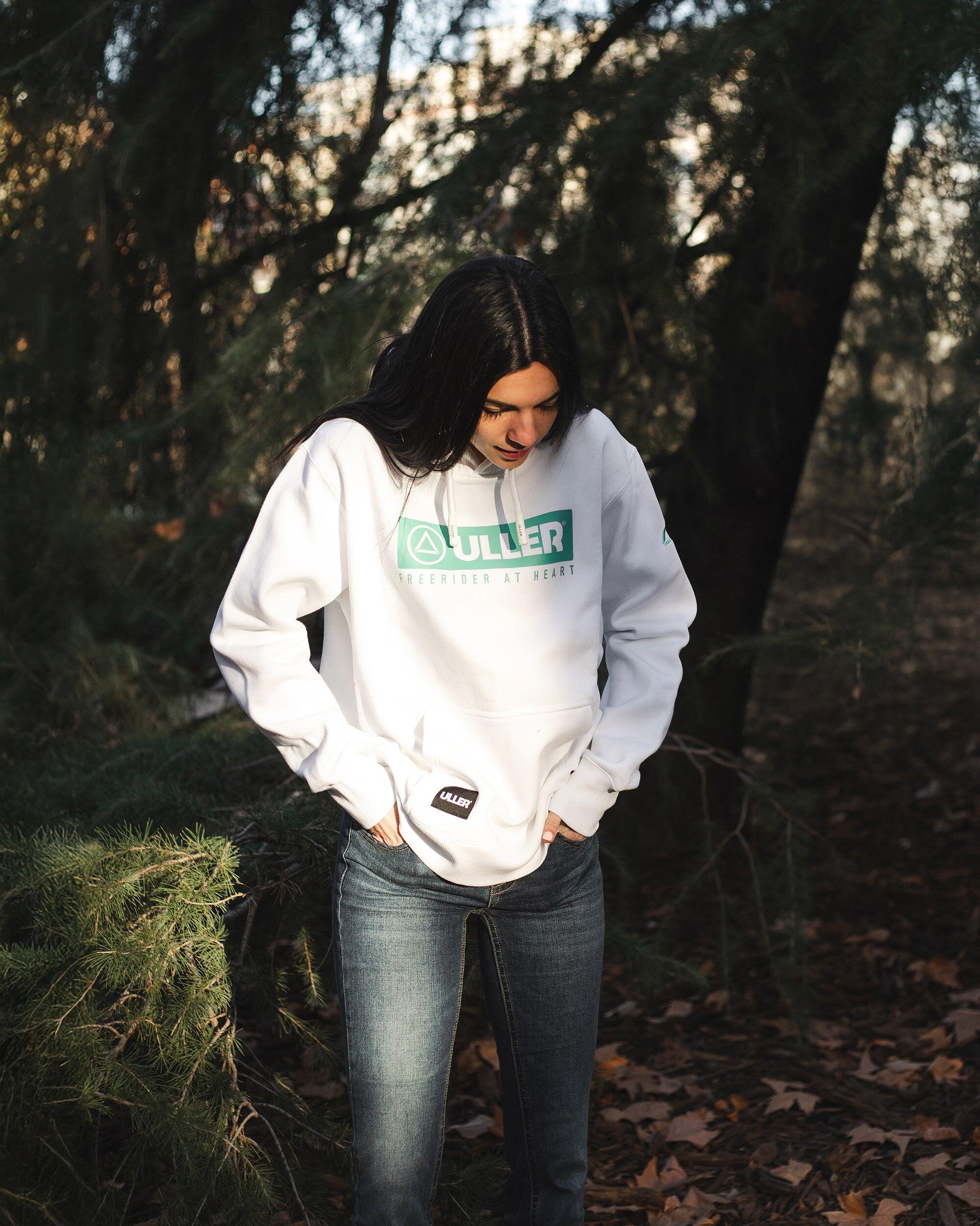 Sudadera con capucha adultos y niños The Indian Face Unisex Classic Blanca 5/5
