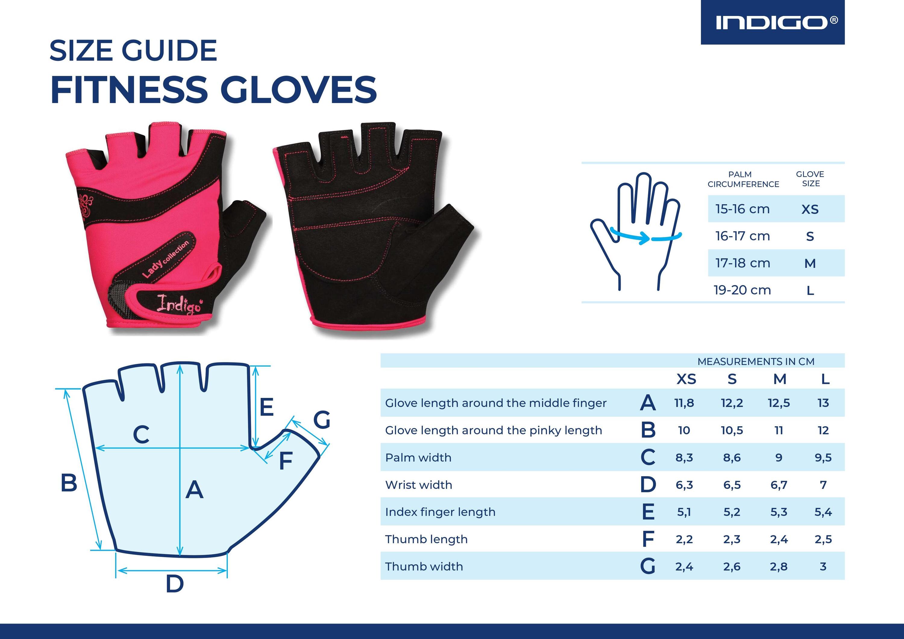 Gants Fitness-Cyclisme Femme INDIGO Gris Clair 4/4