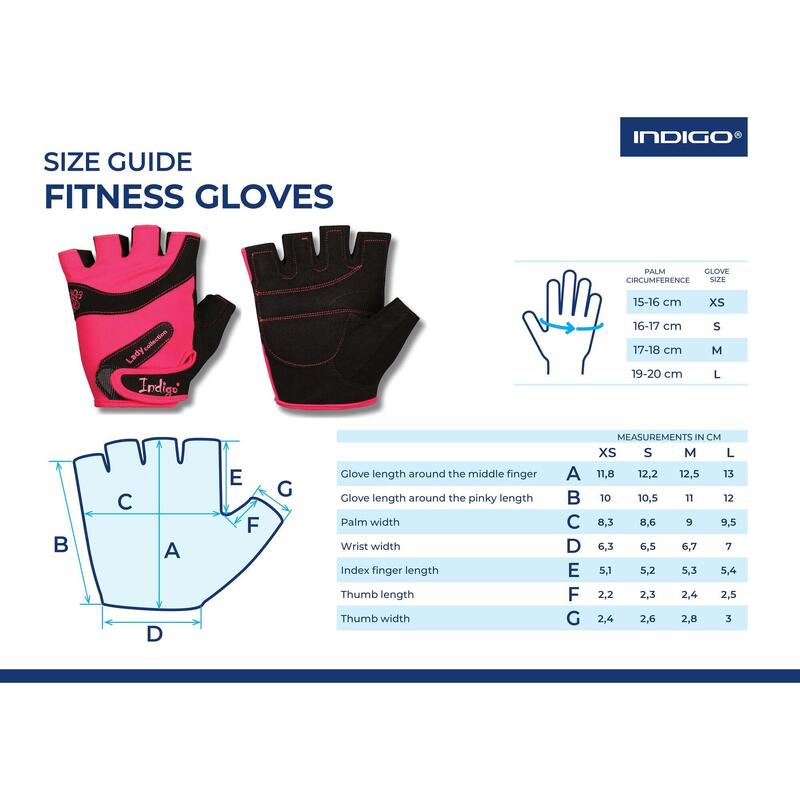 Gants Fitness-Cyclisme Femme INDIGO Gris Clair