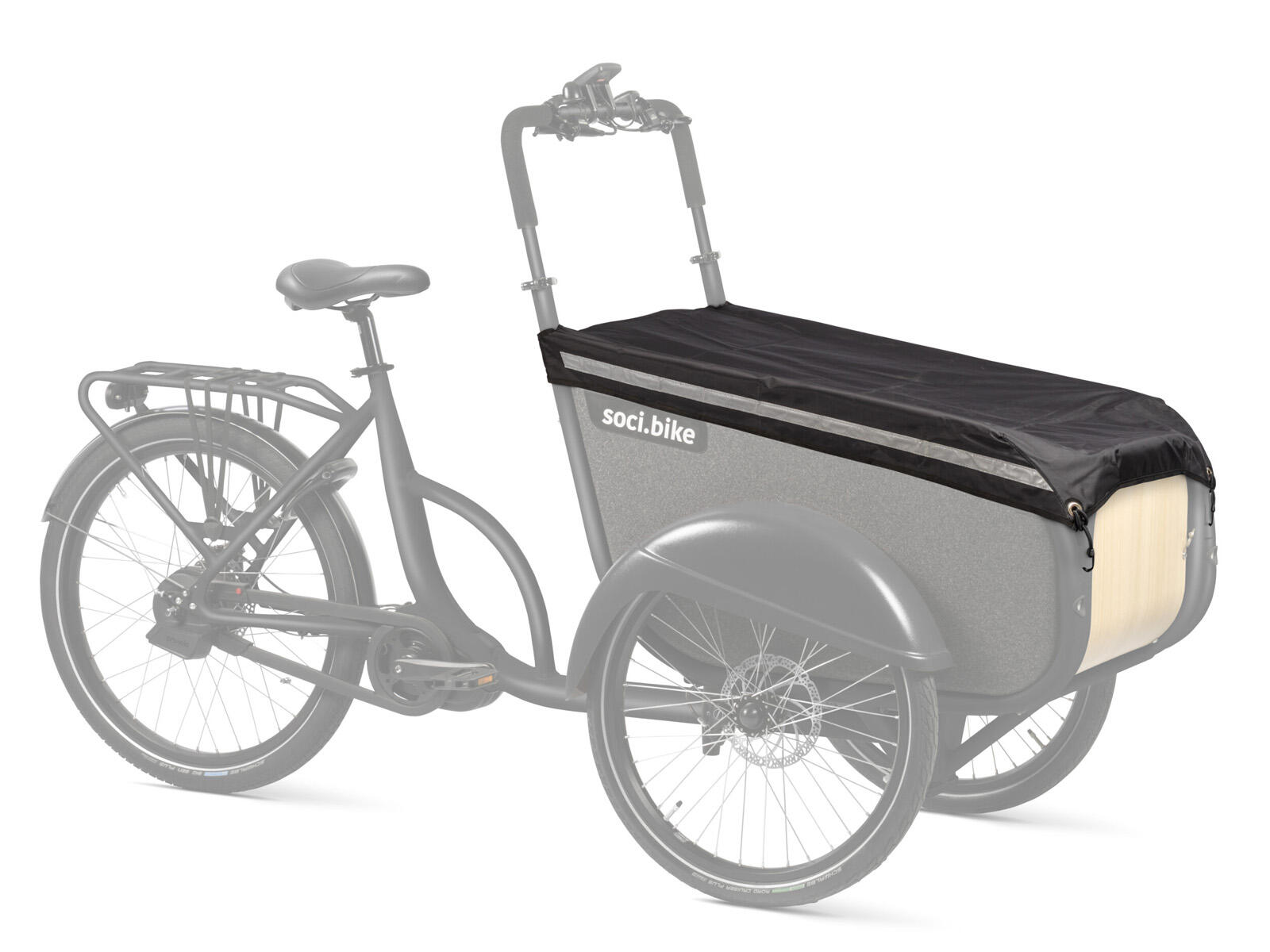 SOCIBIKE Afdekzeil bak voor Socibike Compact