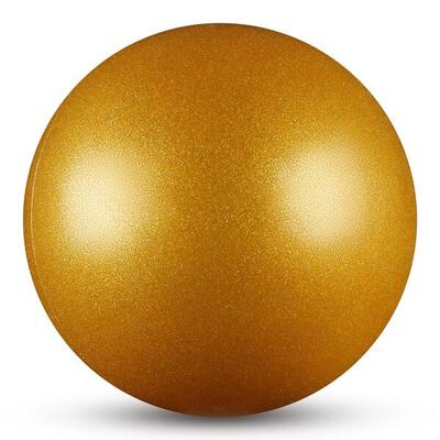 Bal voor ritmische gymnastiek met glitter 350 g indigo 17 cm