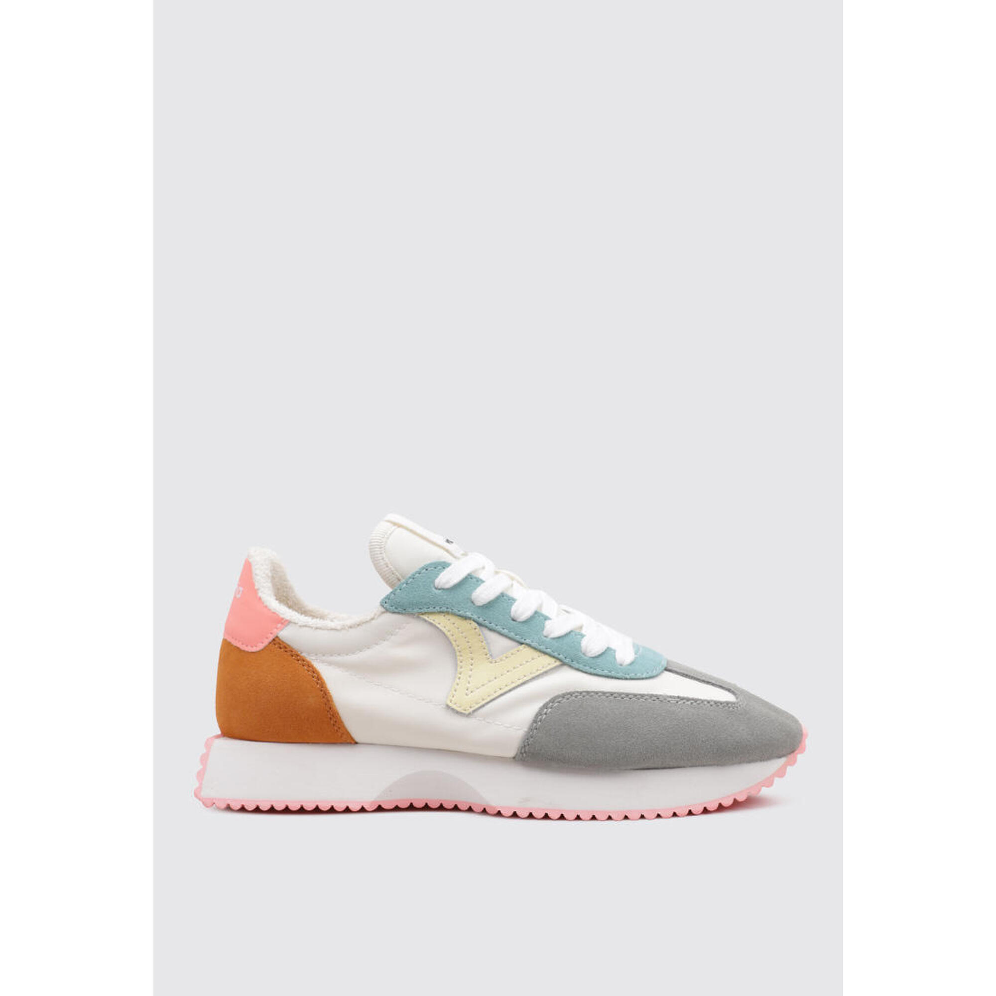 Victoria - Chaussures Deportivas Mujer Victoria Cosmos Serraje Multicolor & Nylon Orange - Baskets - Multicolore|orange - Decathlon