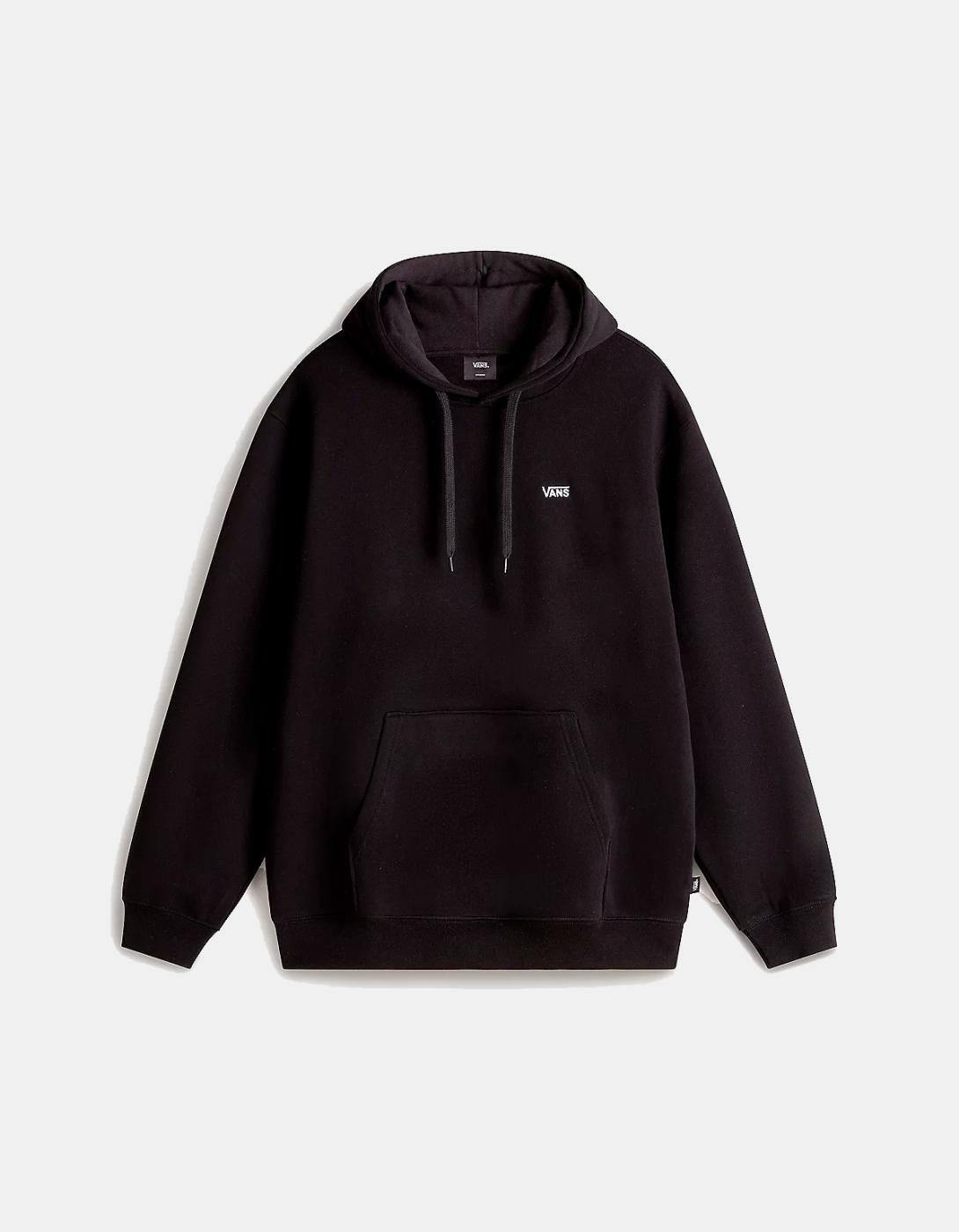 Felpe con cappuccio in pile per uomo Vans Left chest ii loose Nero. 6/7