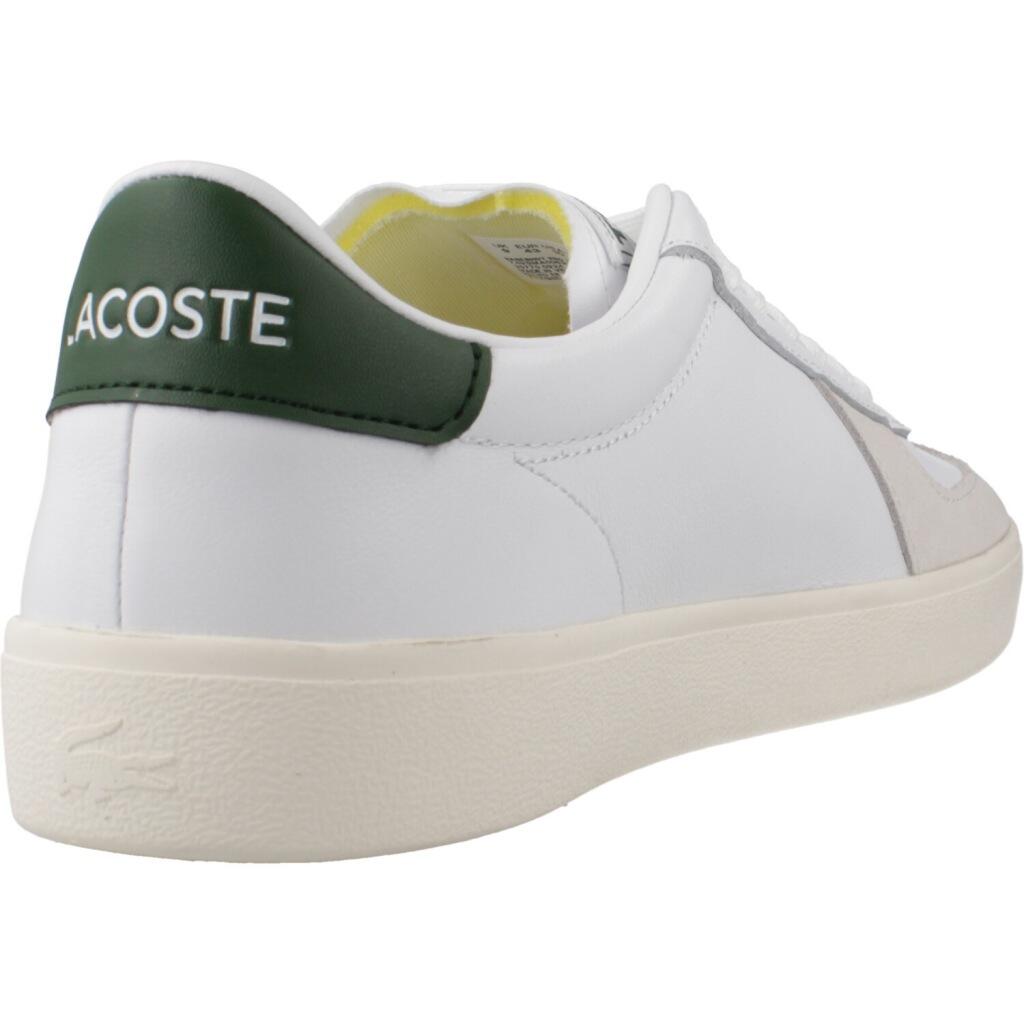 Ténis Lacoste Modelo Baseshot Pro Cor Branco 3/6