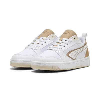 Zapatillas Rebound v6 Low Aqua Metallics unisex PUMA White Gold Alpine Snow