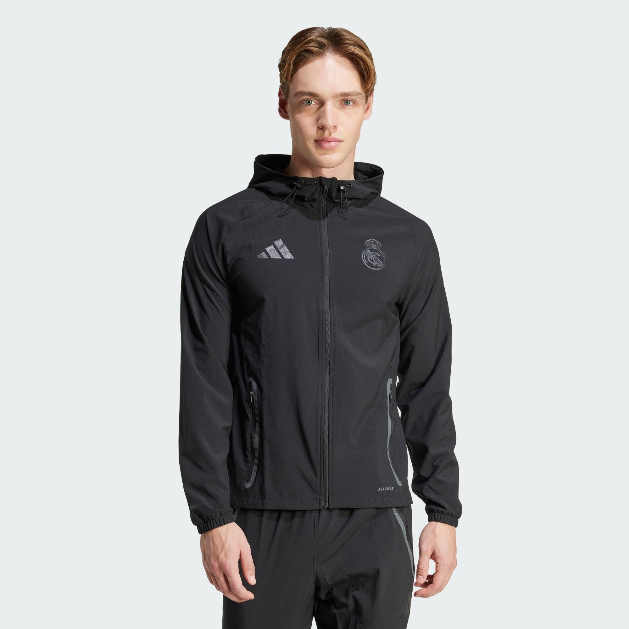 ADIDAS Real Madrid Tiro 25 Competition Vis Tech Travel Jacket